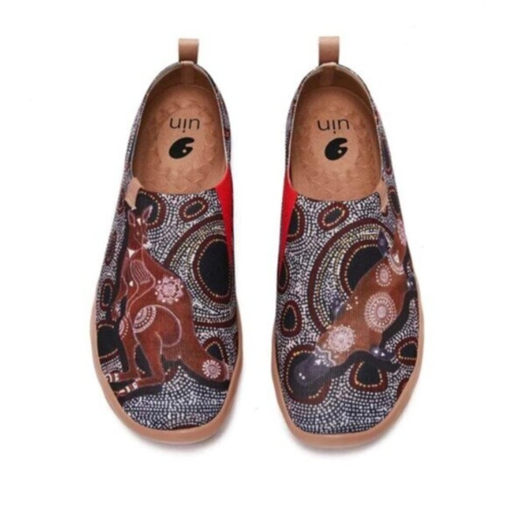 Men’s shoes Size 11.5 NWT UIN Slip on knitted upper shoes Oceania’s Treasure